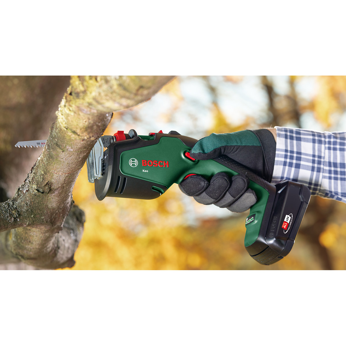 Bosch Akku-Gartensäge Keo