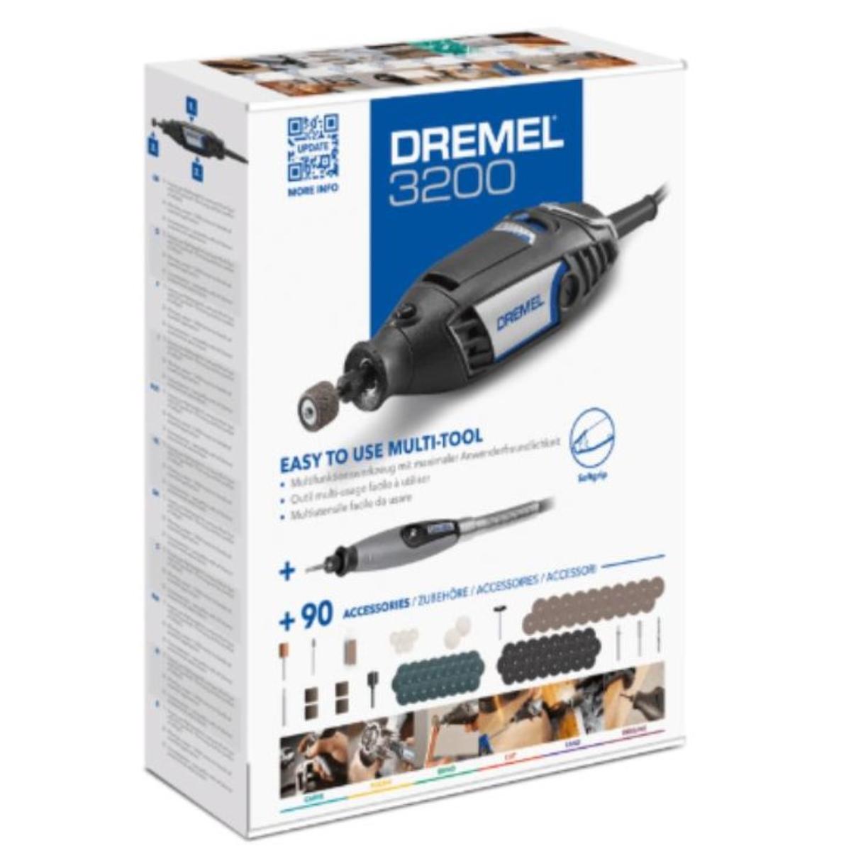 DREMEL 3200, Multitool, 90 Zubehöre, 1 Vorsatzgerät