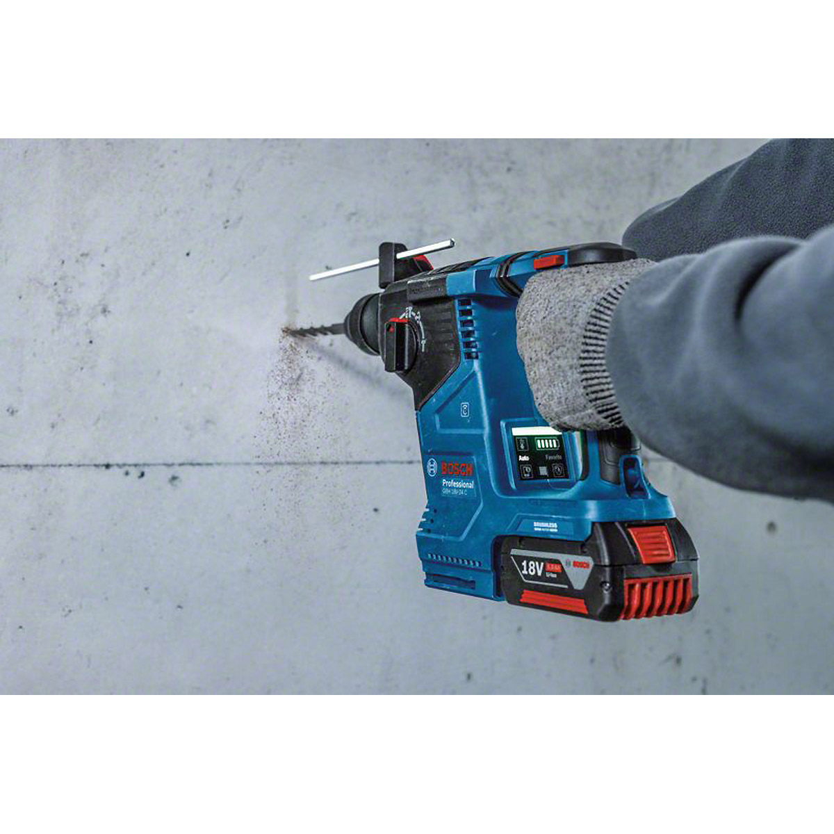 Bosch Akku-Bohrhammer mit SDS plus GBH 18V-24 C Solo