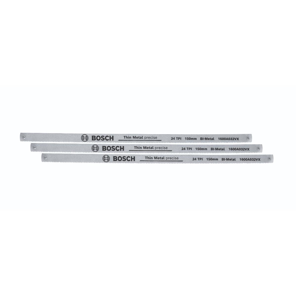 Bosch Bügelsägeblätter 150 mm 24 TPI - 3 Stück