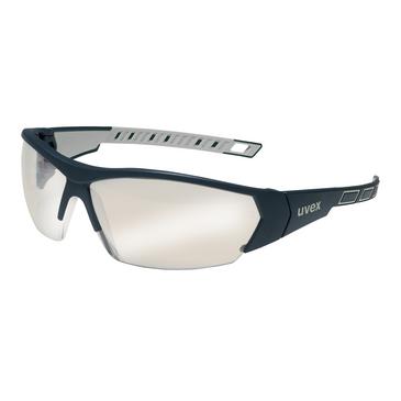 uvex Bügelbrille i-works silberspiegel 53% schwarz, grau