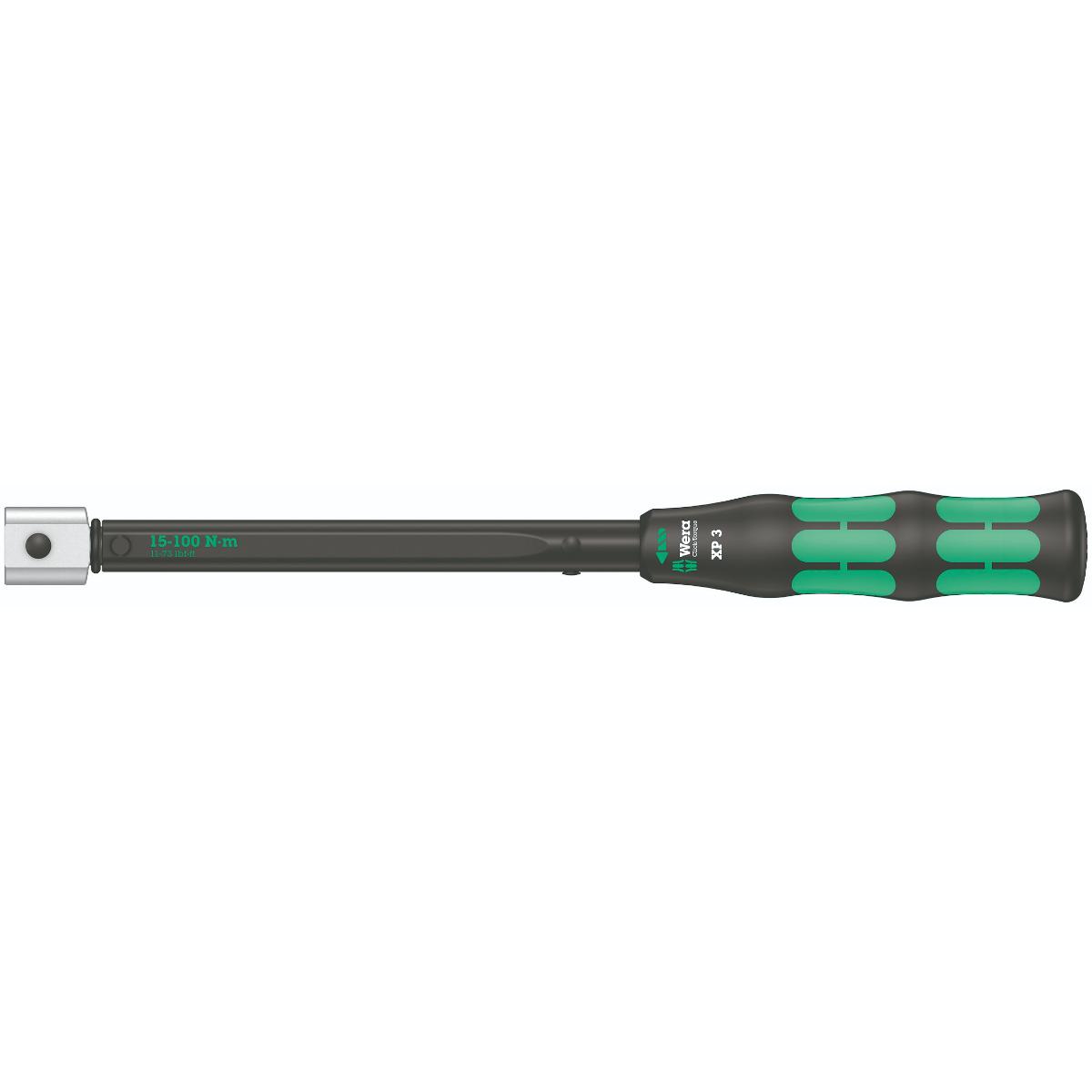 Wera Click-Torque XP 3 Voreingestellter, einstellbarer Drehmomentschlüssel für Einsteckwerkzeuge, 15