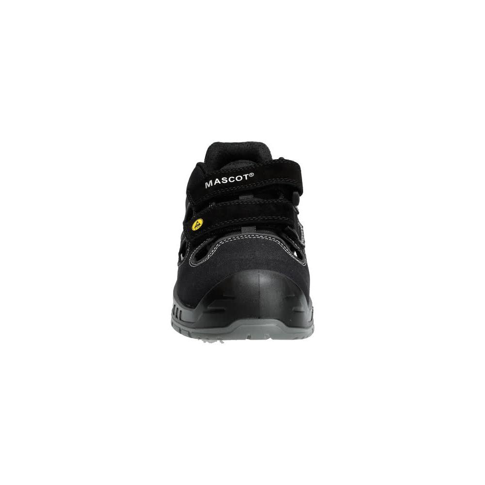 MASCOT Sicherheitssandale Schwarz/Silber S1P