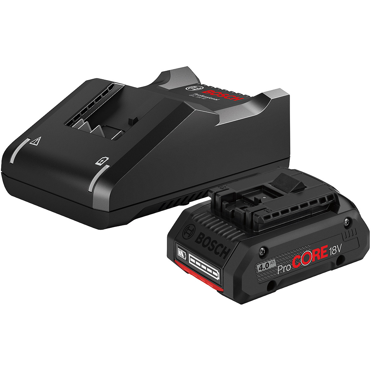 Bosch Starter-Set, 1 Akku ProCORE18V 4.0 Ah, Schnellladegerät GAL 18V-40 Professional
