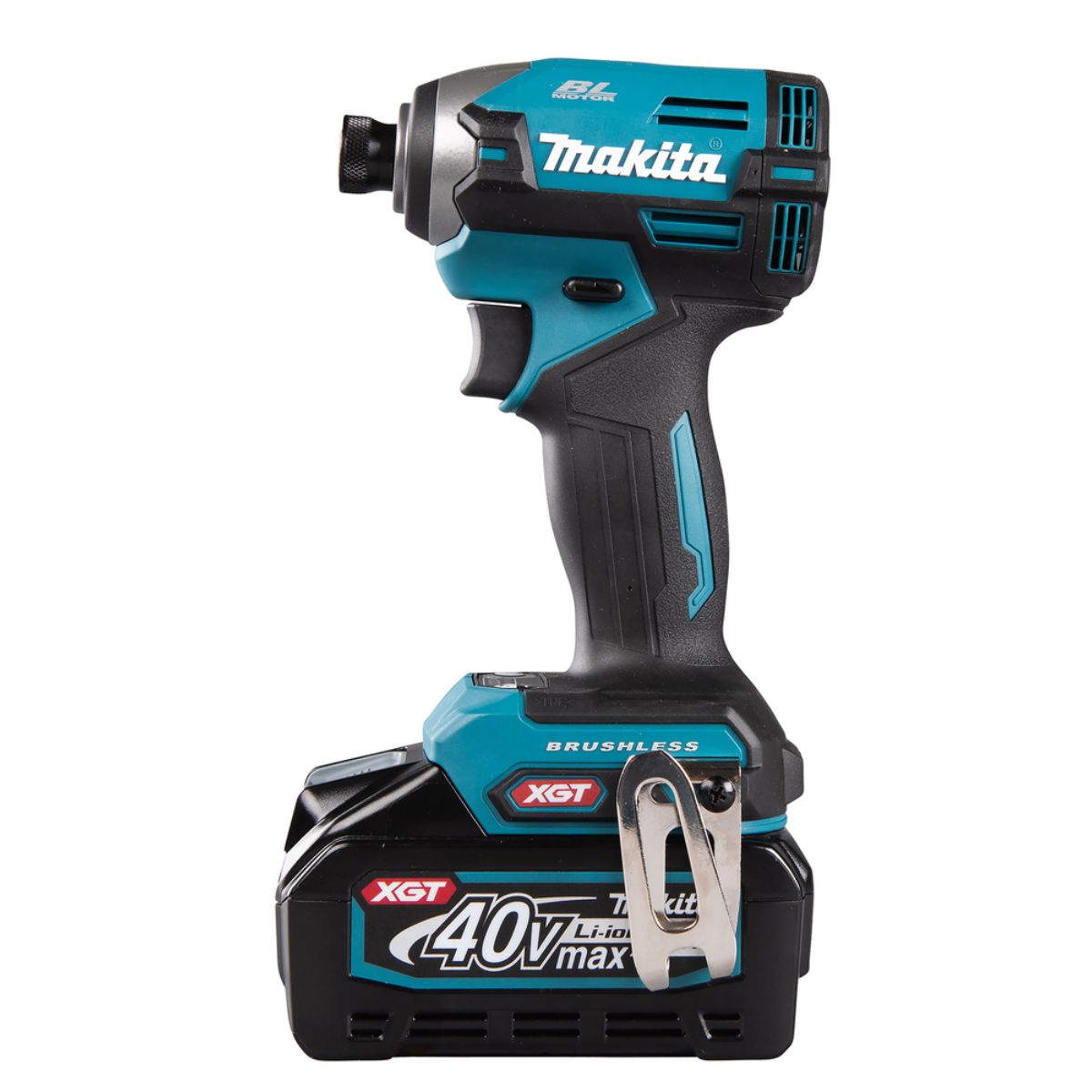 Makita Akku-Schlagschrauber 40V max. / 2,0 Ah, 2 Akkus + Ladegerät im MAKPAC TD003GA202