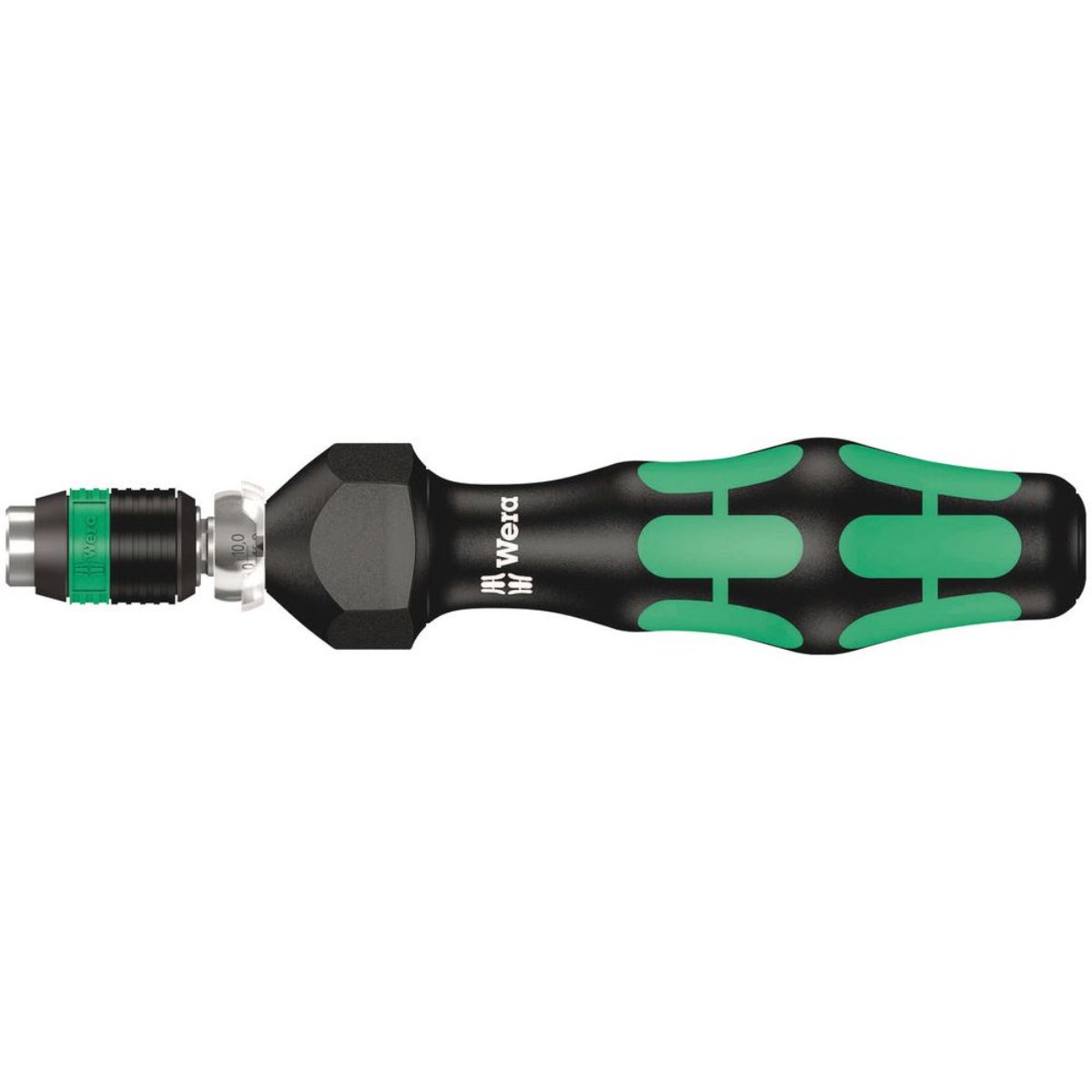 Wera Serie 7400 Kraftform Drehmomentschraubendreher + Rapidaptor Schnellwechselfutter