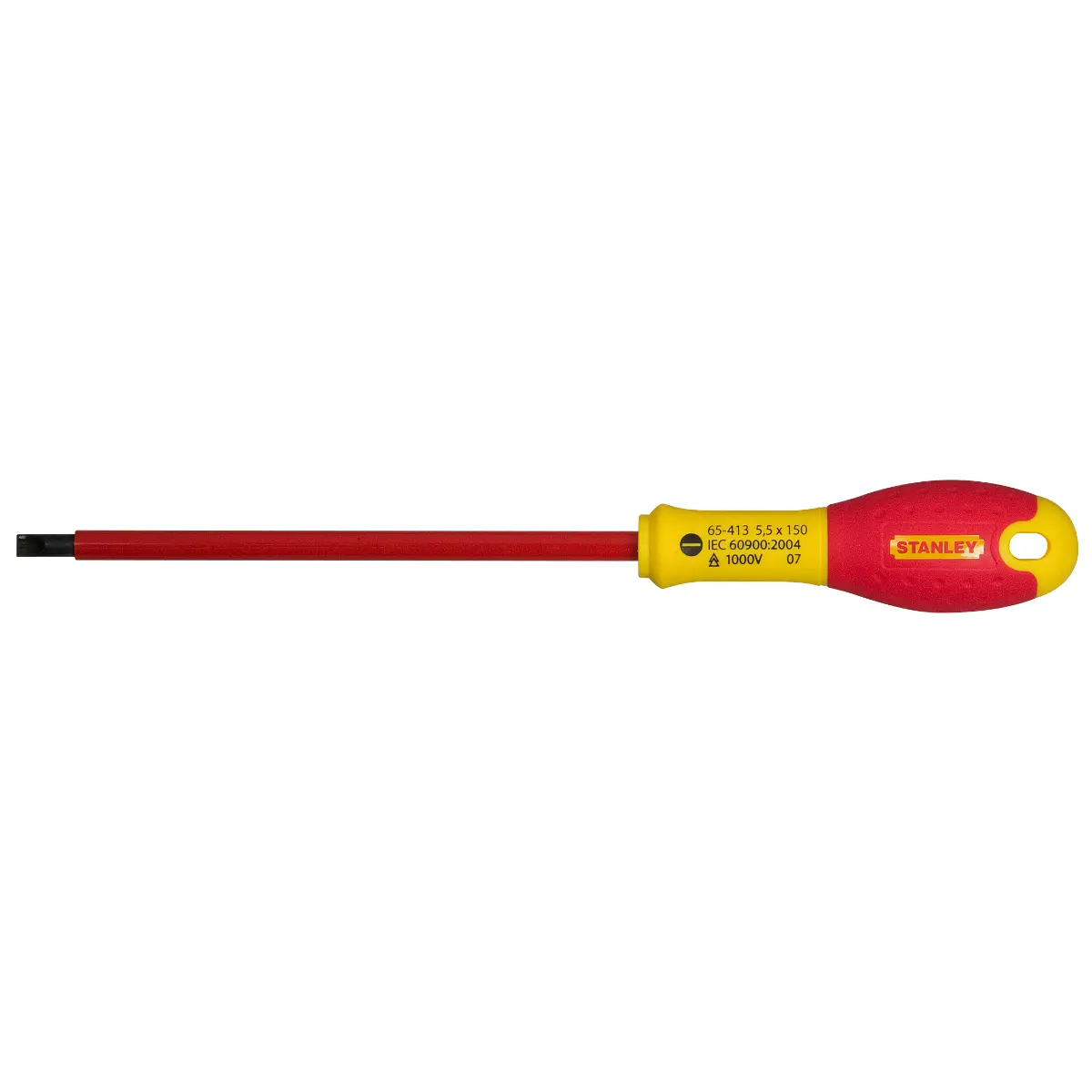 STANLEY FATMAX Schraubendreher Schl. Klingenlänge 150 mm B. 5,5 mm isol. b. 10.000 V