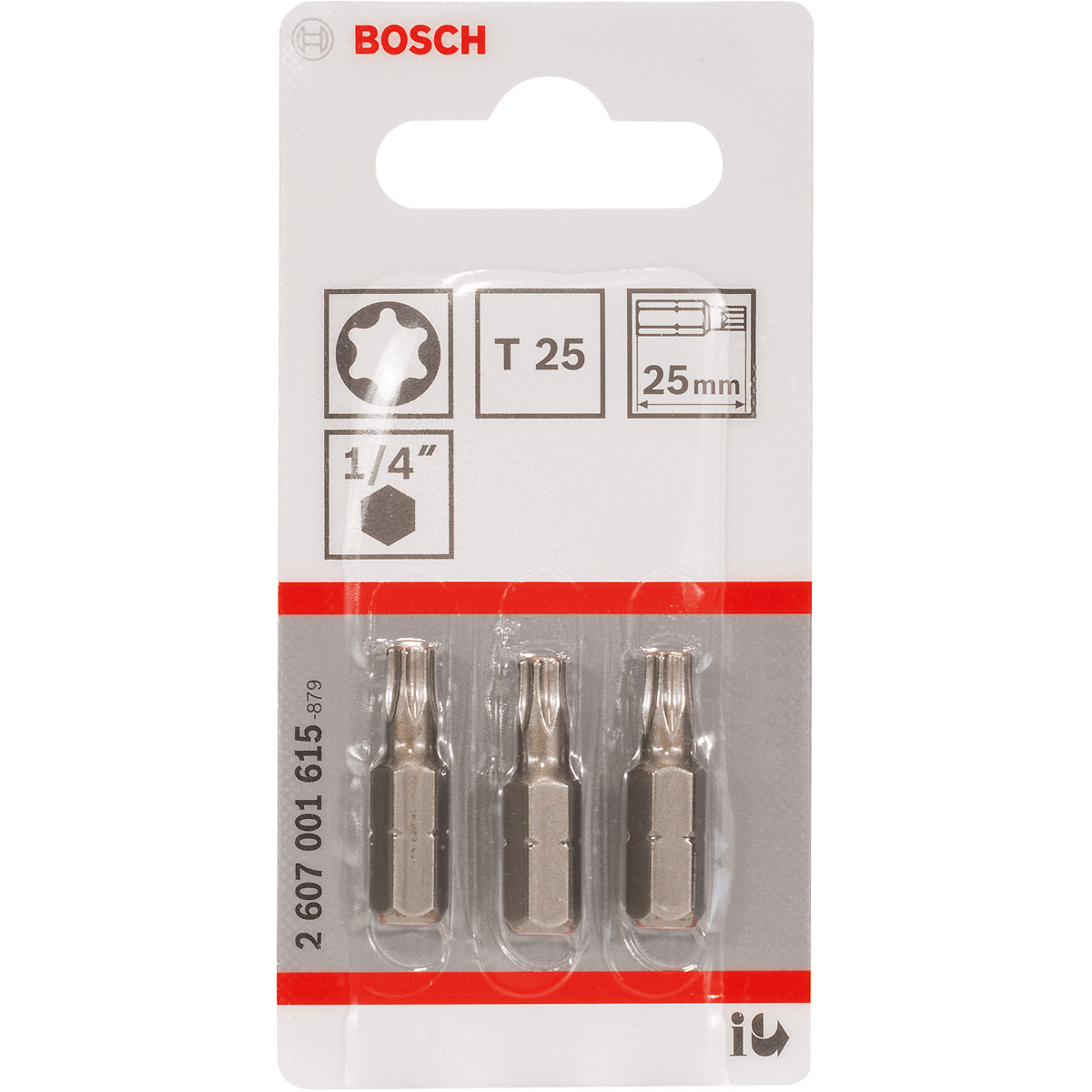 Bosch Schrauberbit Extra-Hart, Torx T25
