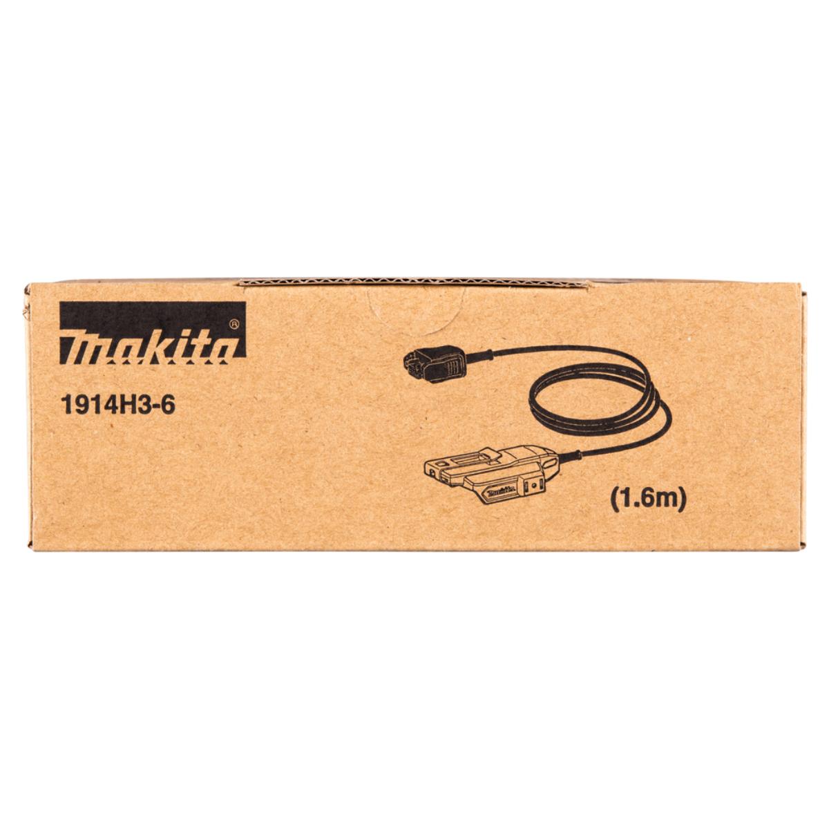 Makita Akku-Adapter XGT 40V 1,6m Länge für Exzenterschleifer - 1914H3-6