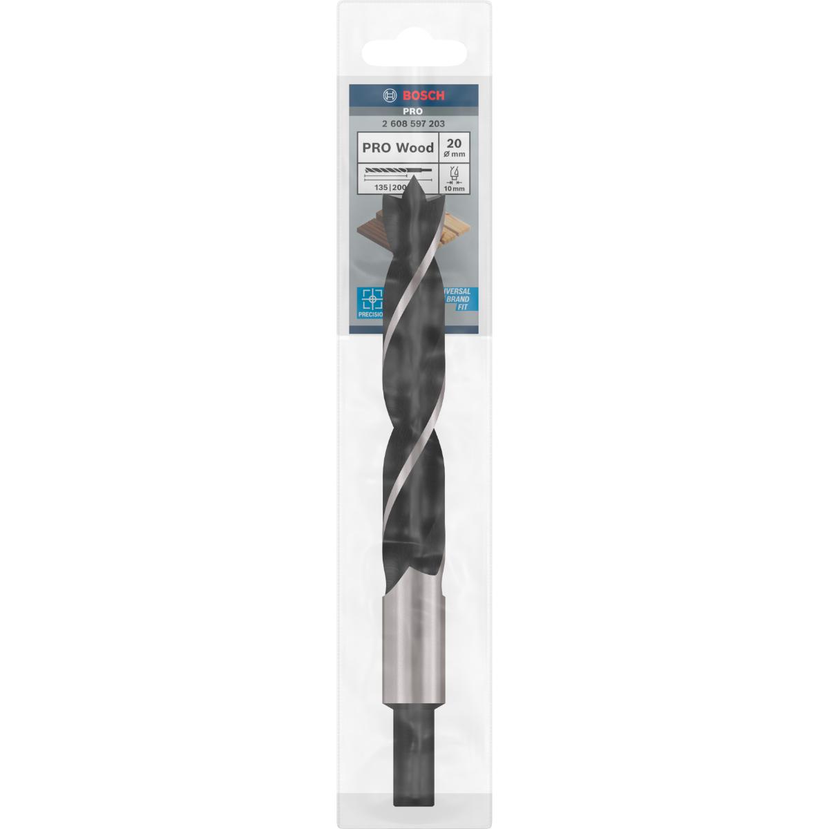 Bosch PRO Holzspiralbohrer Standard