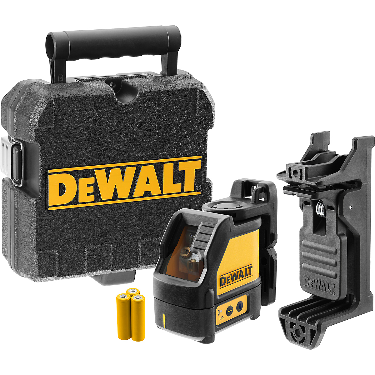 DEWALT Kreuzlinienlaser rot batteriebetrieben