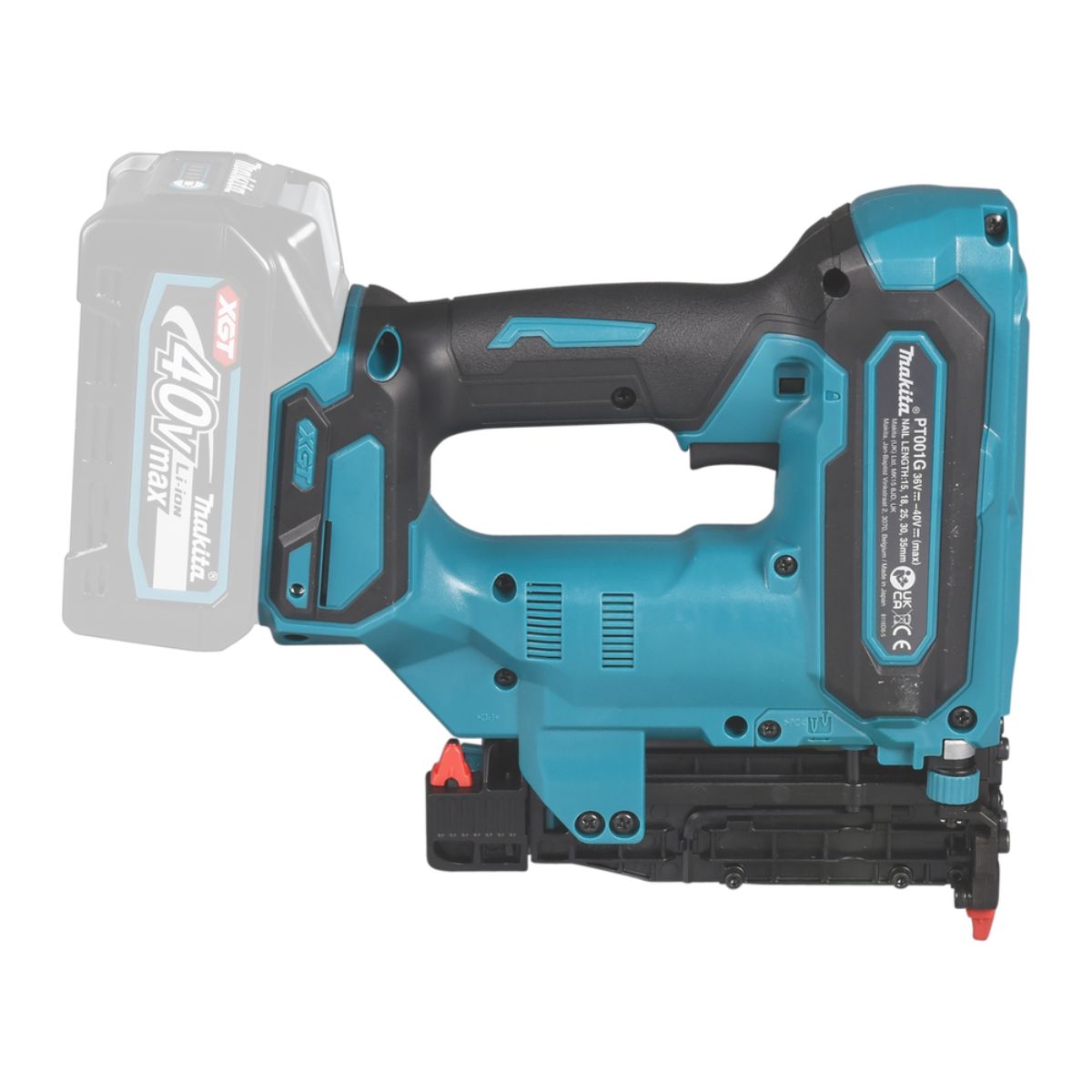 Makita Akku-Stiftnagler 40V max. (ohne Akku, ohne Ladegerät) PT001GZ