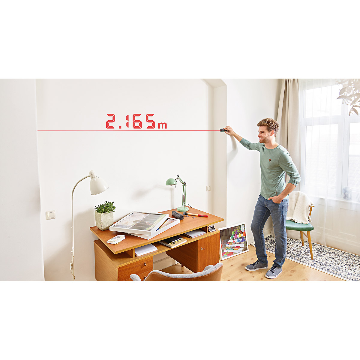 Bosch Digitaler Laser-Entfernungsmesser Zamo ECO- Lieferkarton