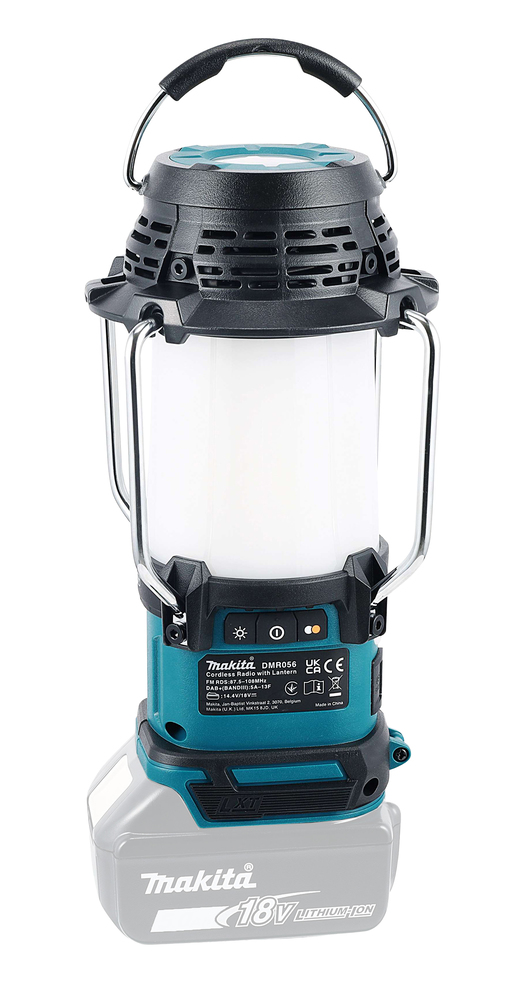 Makita Akku-Radio FM/DAB+ mit Laterne LXT 18V (ohne Akku, ohne Ladegerät) - DMR056