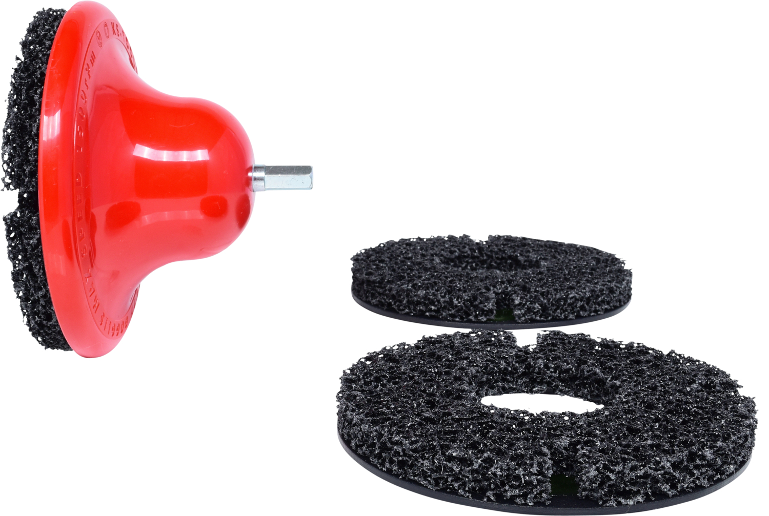 KS Tools Radnabenschleifer-Satz Ø 160 mm, Innen-Ø 60 mm, 4-tlg
