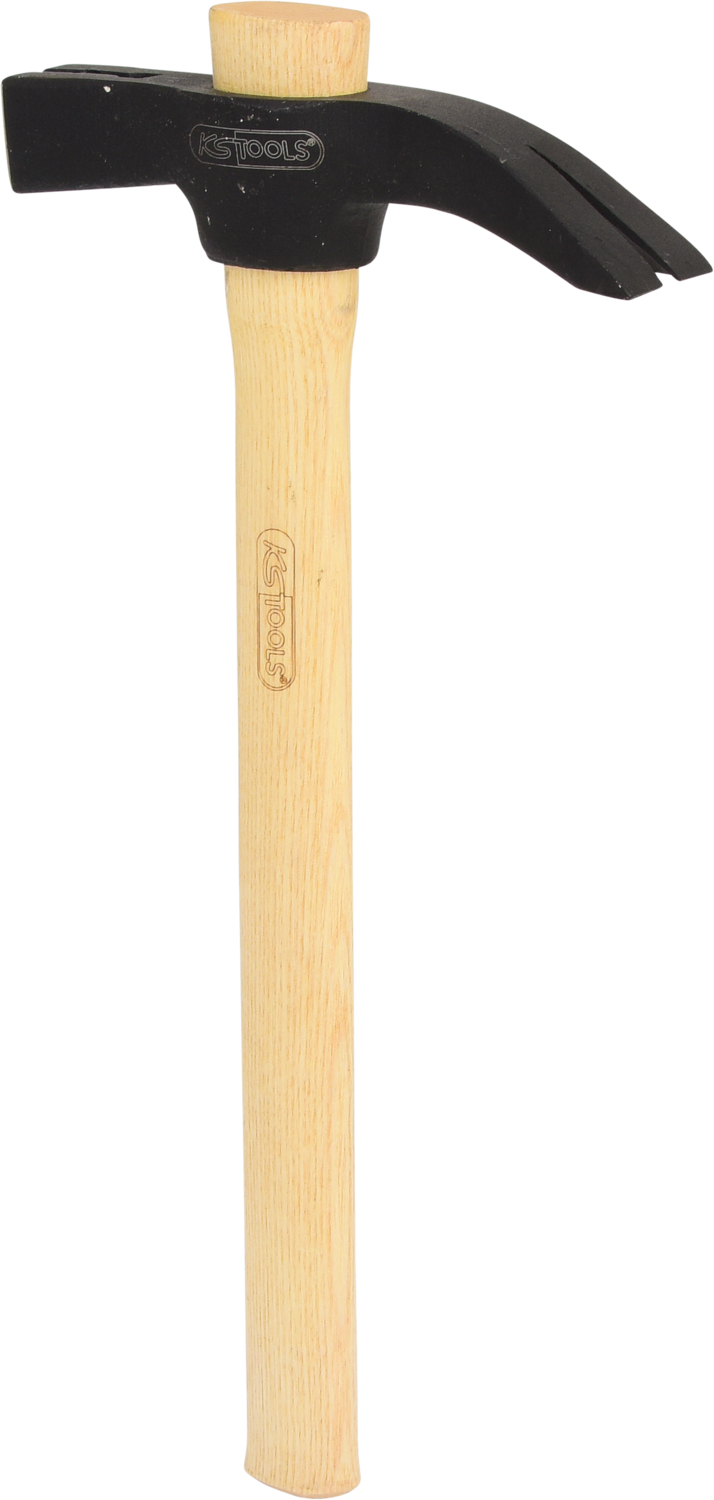 KS Tools Klauenhammer mit Hickorystiel, 700g
