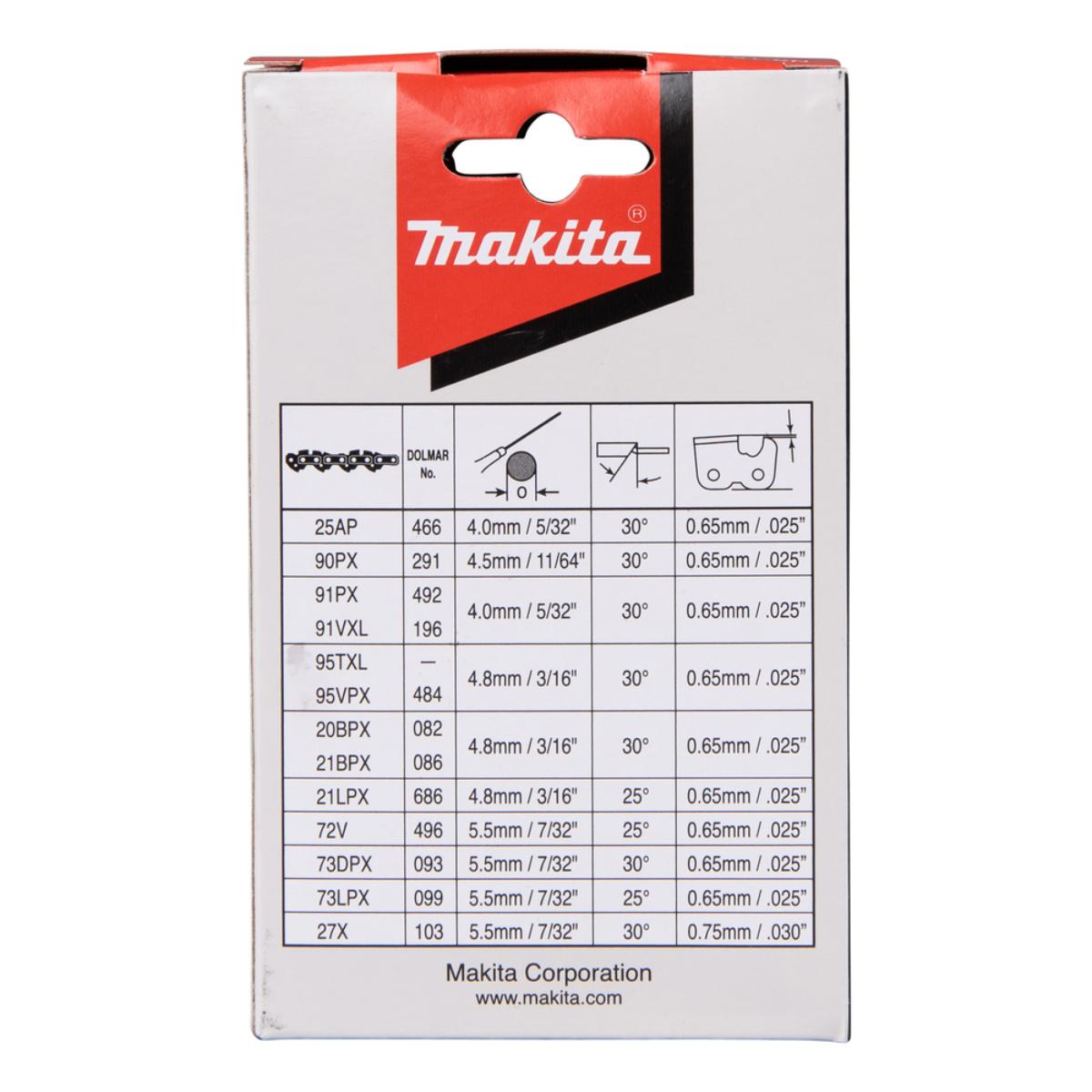 Makita Sägekette 90PX 25cm 40 TG 1,1mm 3/8 LP