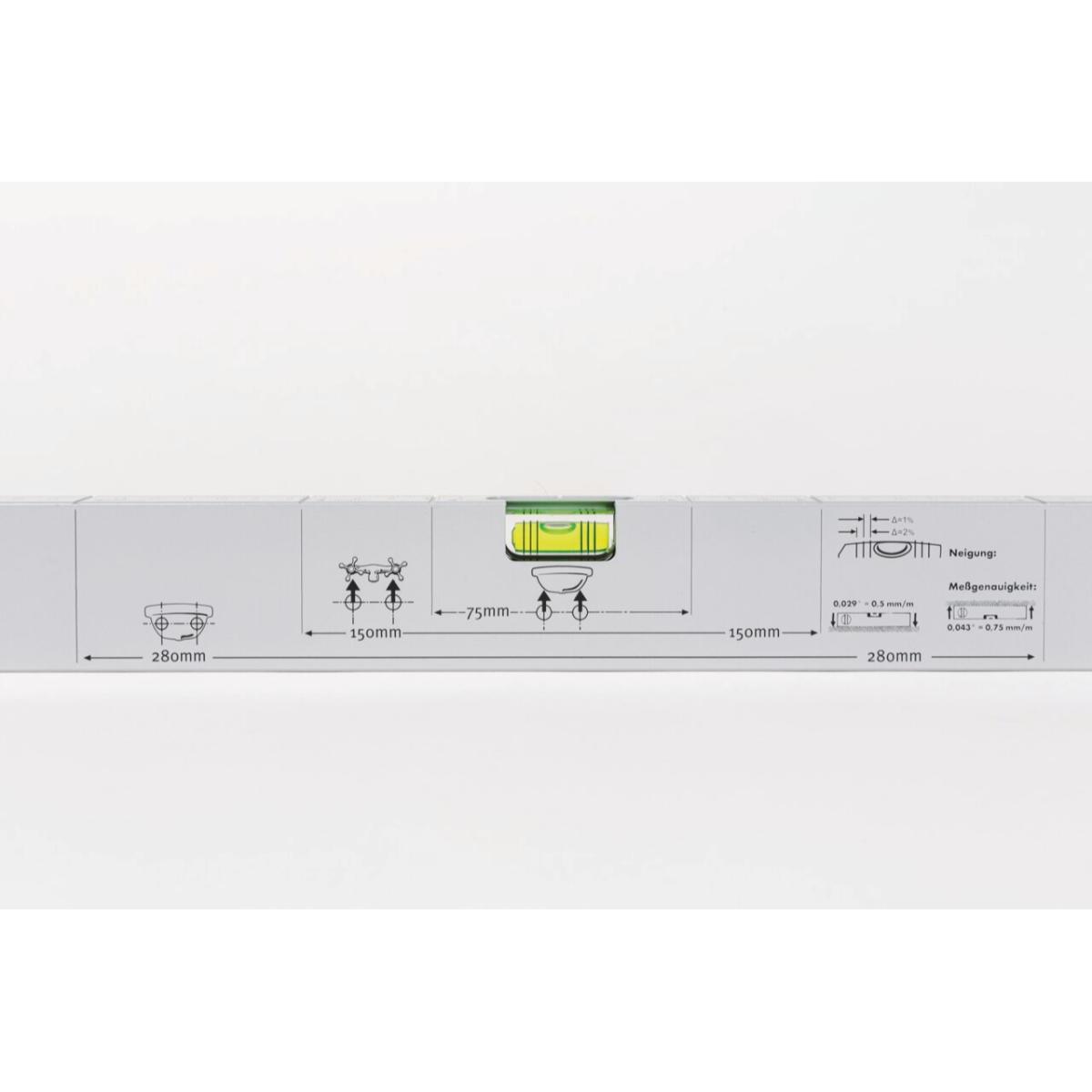Rothenberger Alu - Wasserwaage 1000mm mit Magneten