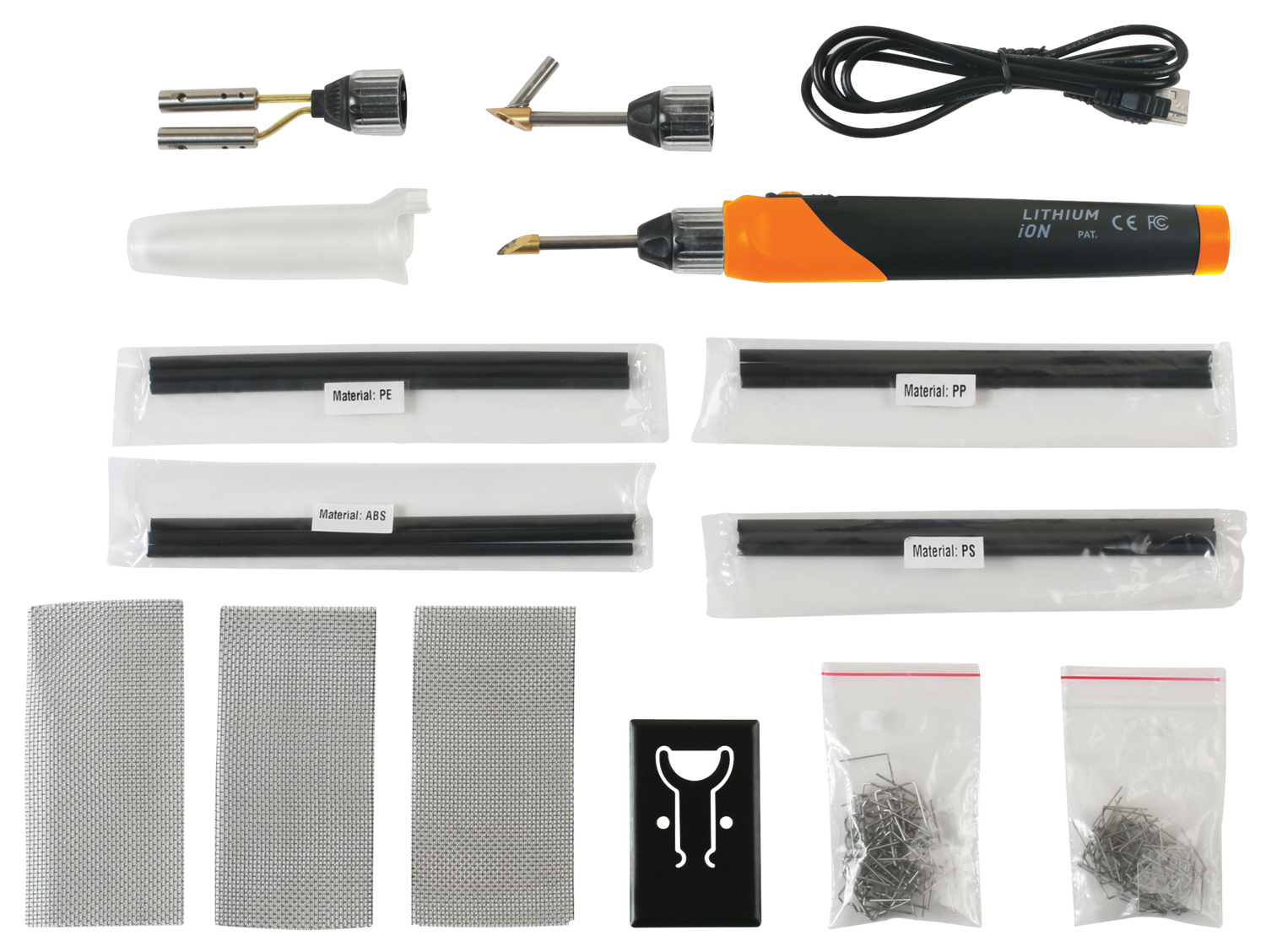 KS Tools Akku-Kunststoffreparatur-Satz, 134-tlg