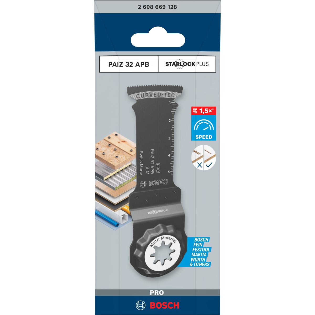 Bosch PRO PAIZ 32 APB Blatt für Multifunktionswerkzeuge,32 x 60 mm