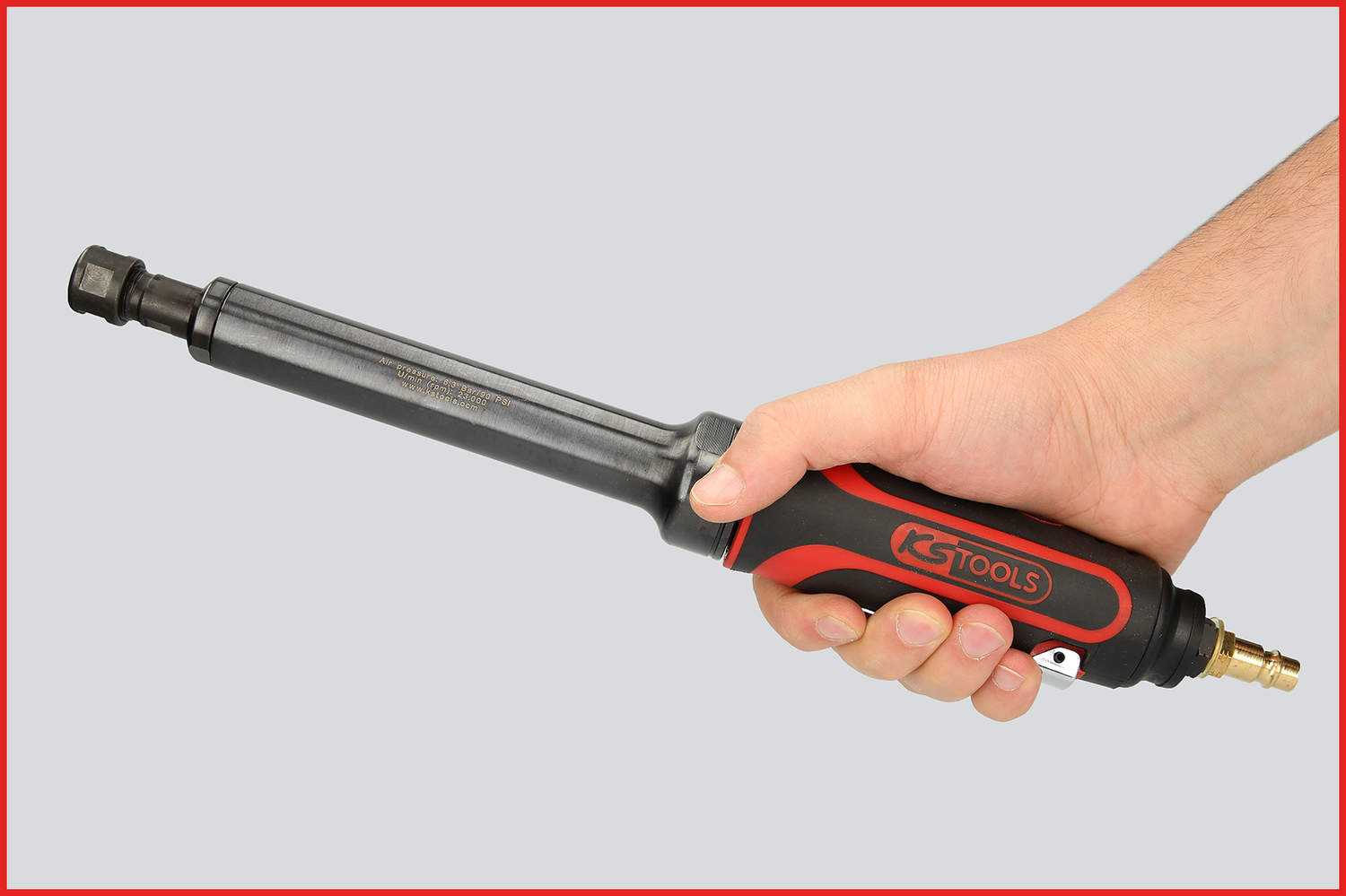 KS Tools Langschaft-Druckluft-Stabschleifer, 23.000 U-min