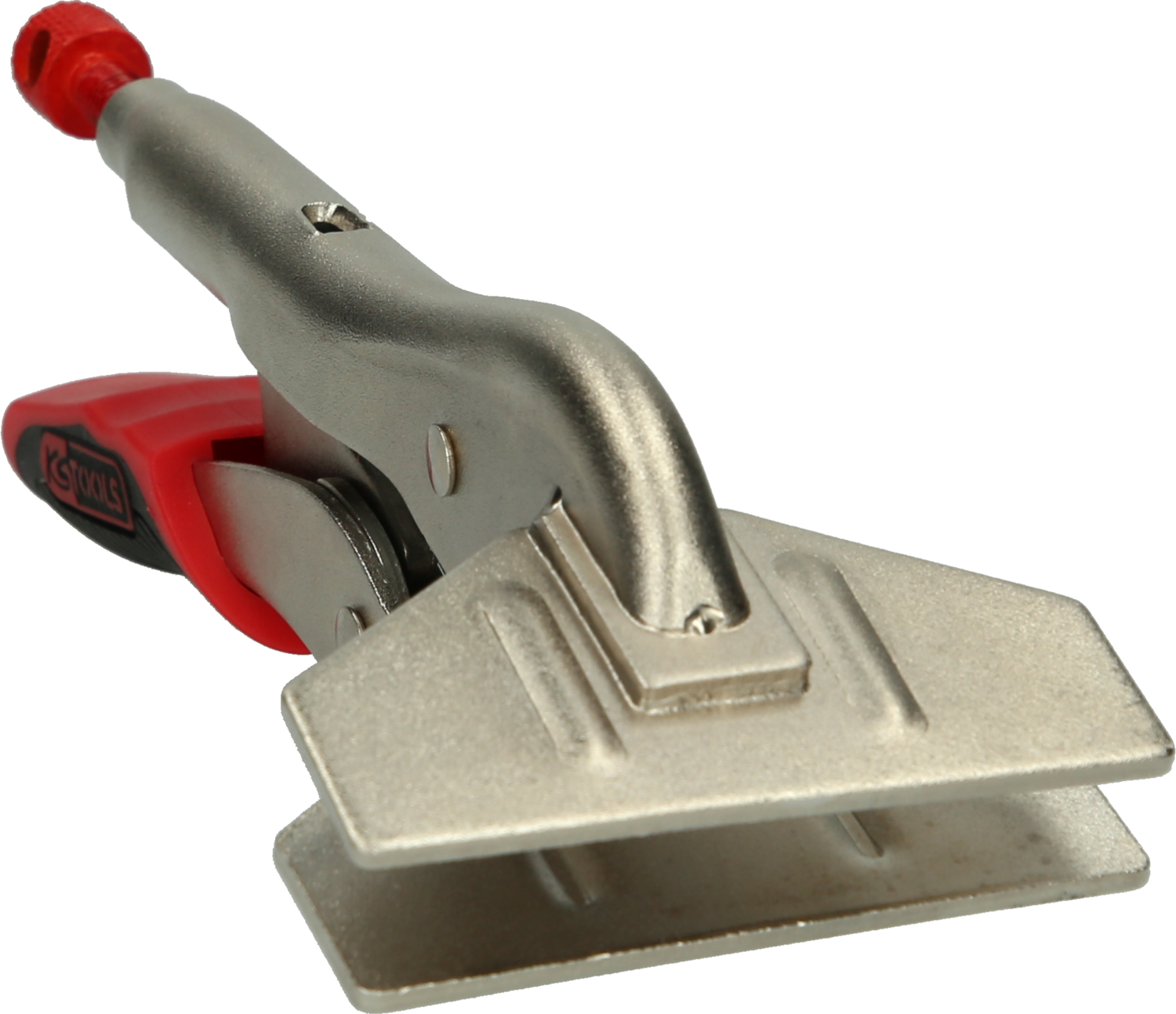 KS Tools Breitmaul-Flachbacken-Gripzange mit Easy-Release