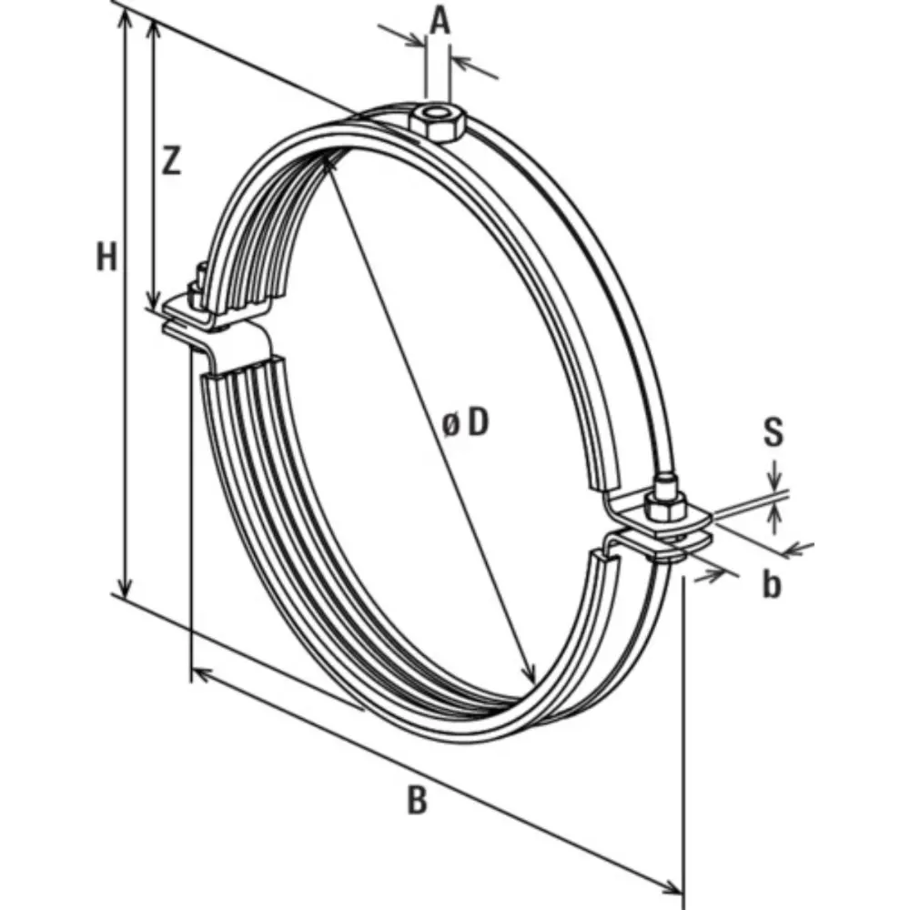 Fischer Rohrschelle FRS 200-206 M10