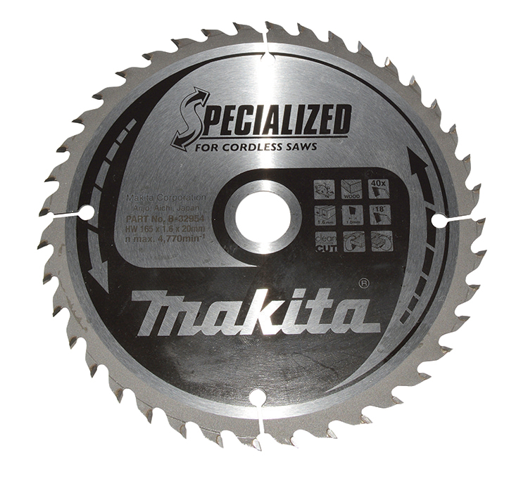 Makita SPECIALIZED Sägeb.165x20x40Z - B-32954