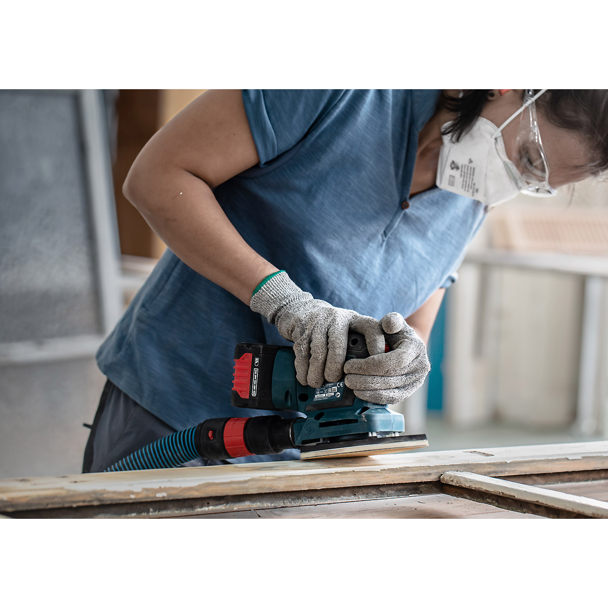 Bosch EXPERT C470 Schleifpapier mit 11 Löchern für Multischleifer