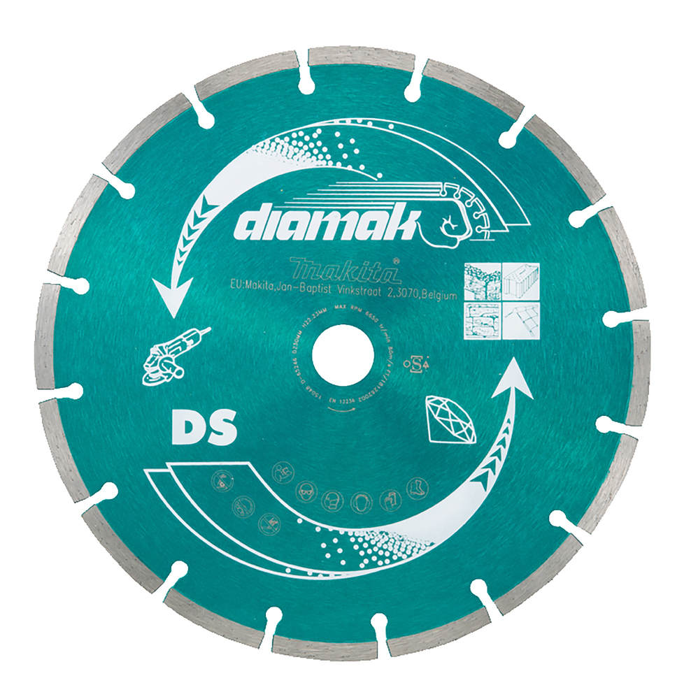Makita Diamantscheibe DIAMAK 125 mm - 1,8mm Beton u. Stein - D-61139