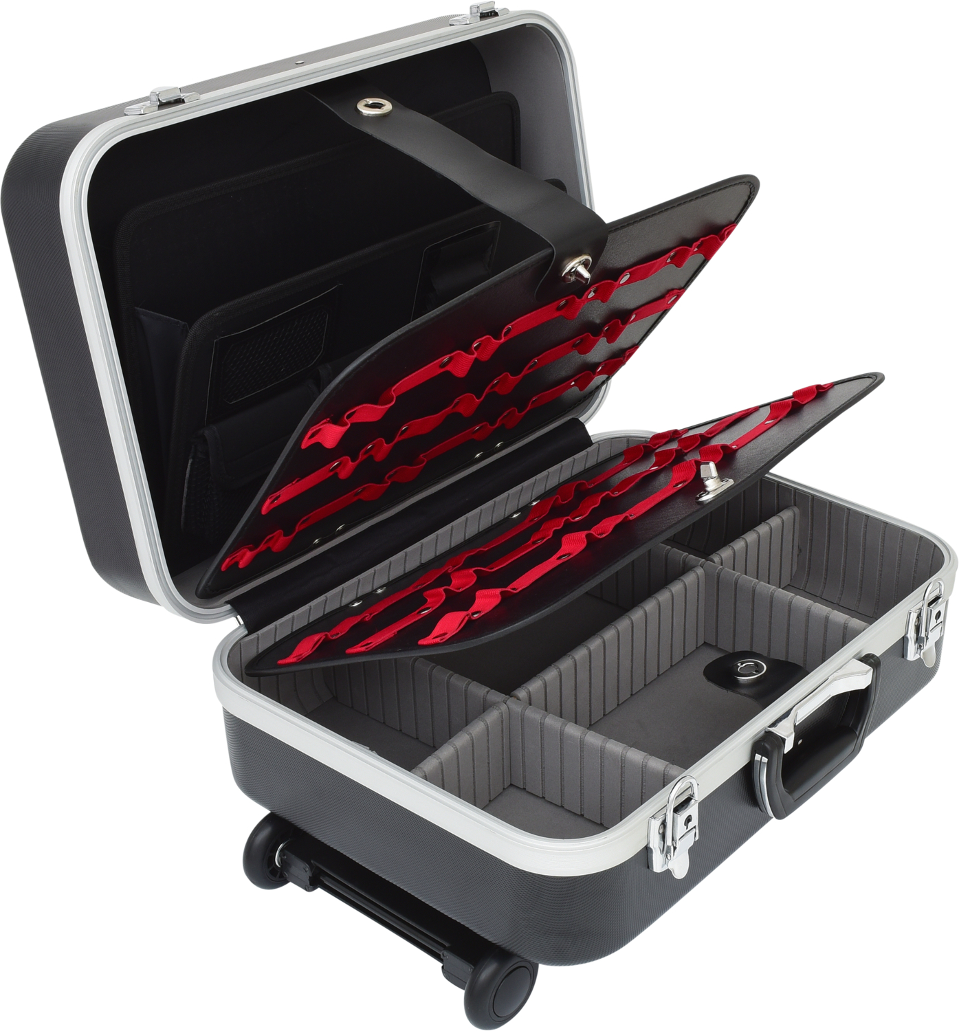 KS Tools ABS Hartschalenkoffer mit Teleskop-Trolly