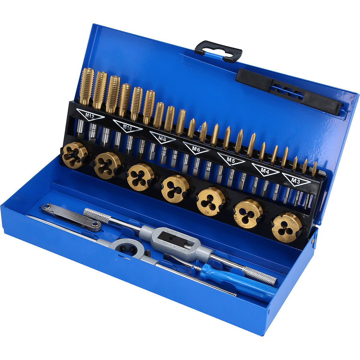 Brilliant Tools TiN Gewindeschneidwerkzeug-Satz, 32-tlg