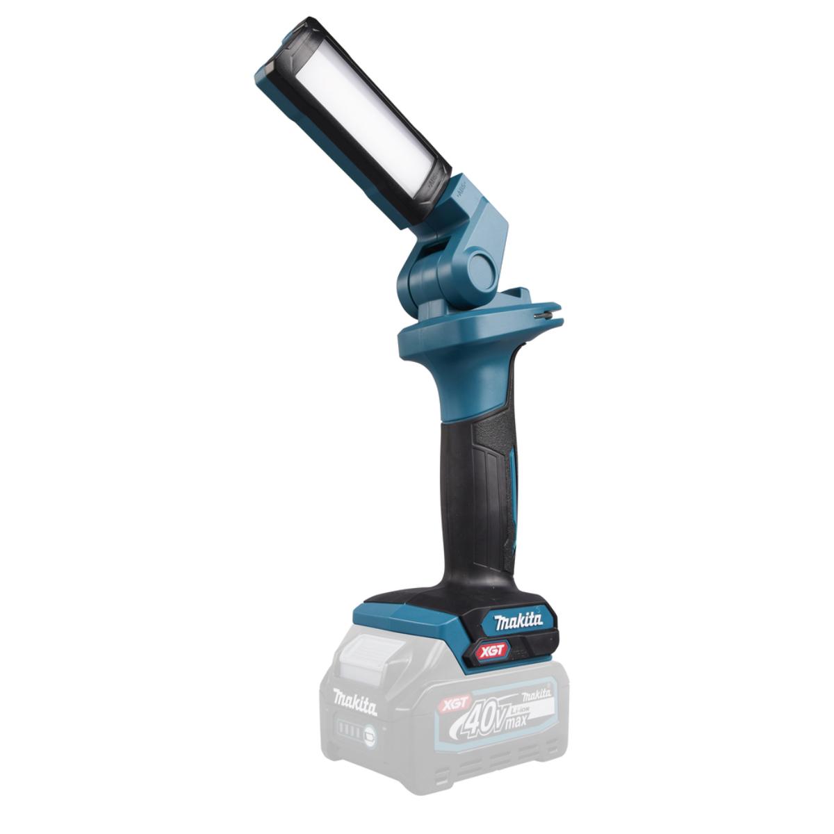 Makita LED-Akku-Arbeitsleuchte 40V max. - 180/400/800 lx - 100/250/500 lm - ML006GX