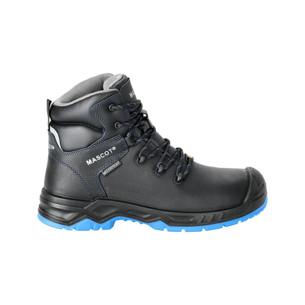MASCOT Sicherheitsstiefel Schwarz/Kornblau S3