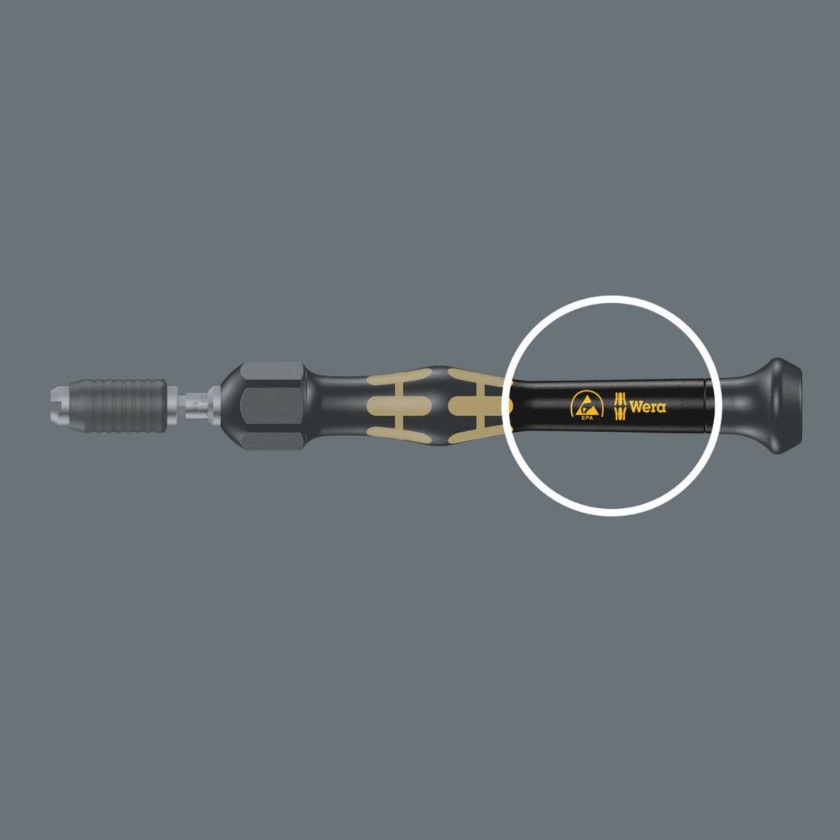 Wera 1431 ESD Kraftform Micro einstellbare Drehmomentschraubendreher mit Schnellwechselfutter