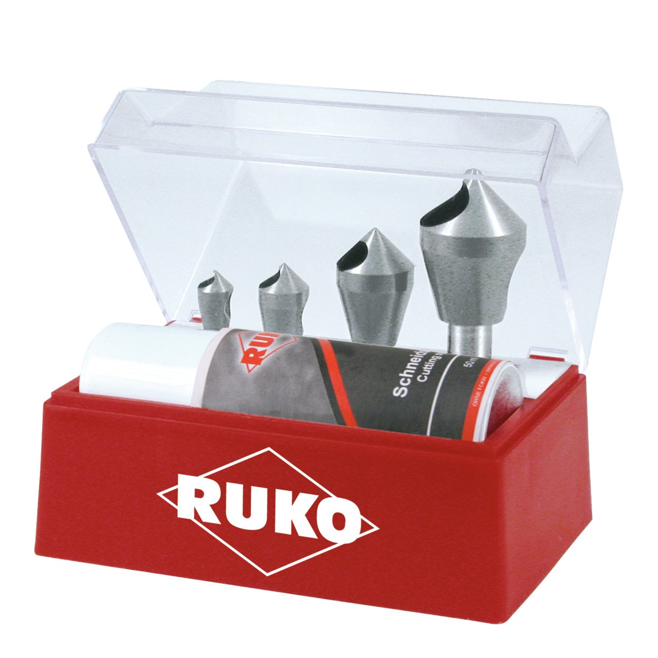 RUKO Querlochsenker-Satz 90° HSS-Co 5 - 5-tlg.