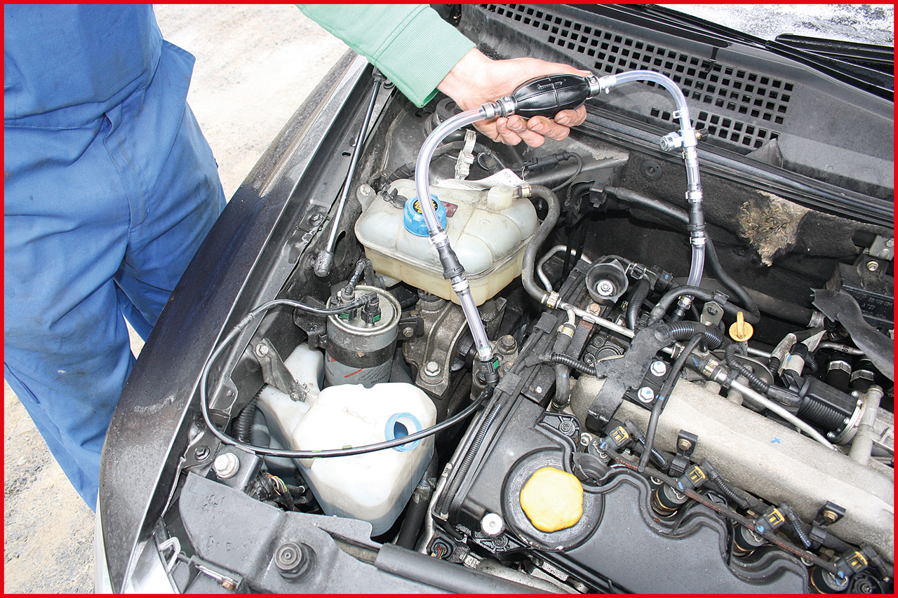KS Tools Diesel-Entlüftungs--Vorbefüllungs-Satz, 7-tlg
