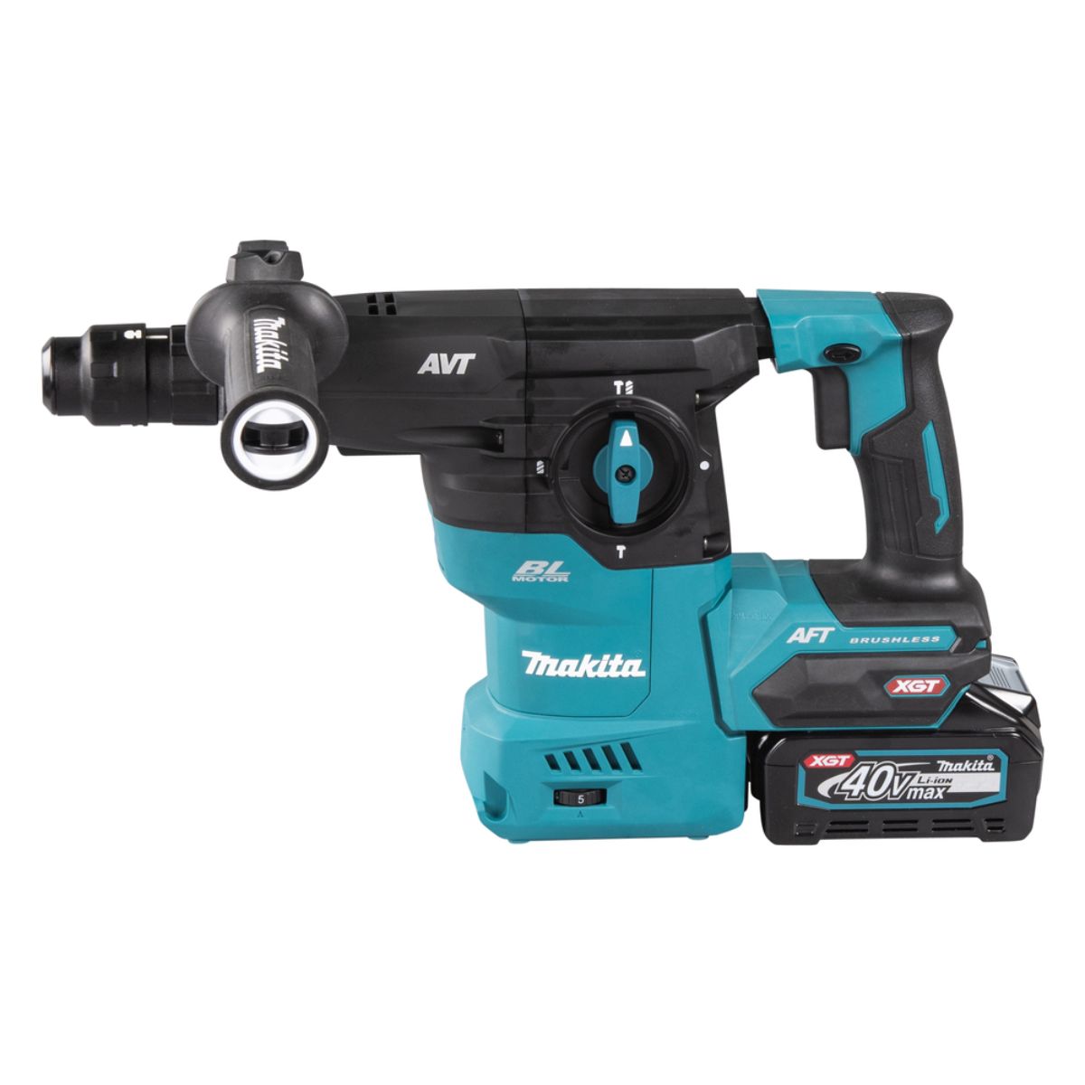 Makita Akku-Kombihammer 40V max. mit Schnellwechselfutter (ohne Akkus, ohne Ladegerät) HR009GZ