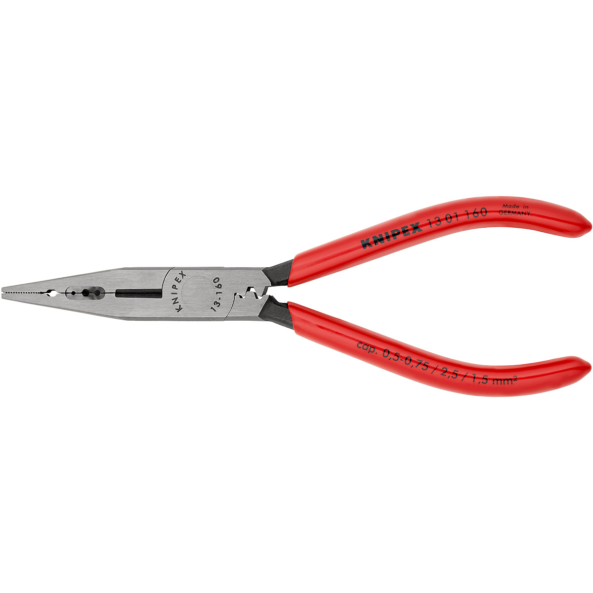 KNIPEX Verdrahtungszange atramentiert
