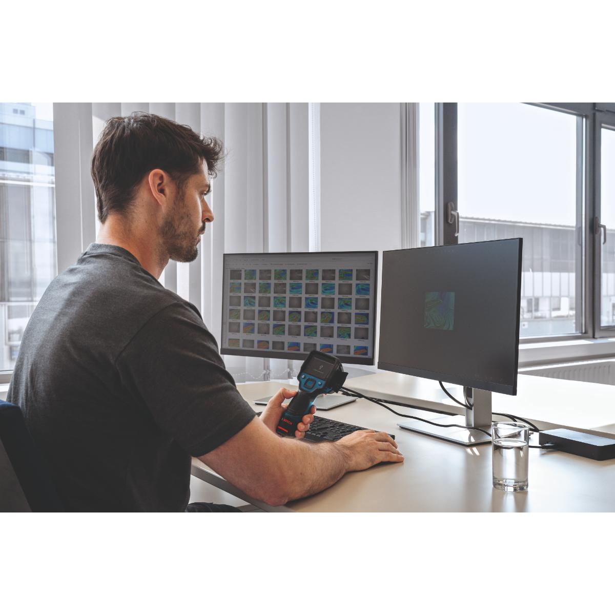 Bosch Wärmebildkamera GTC 12V-450-13, 1 x Akku GBA 12V 2.0Ah in L-BOXX