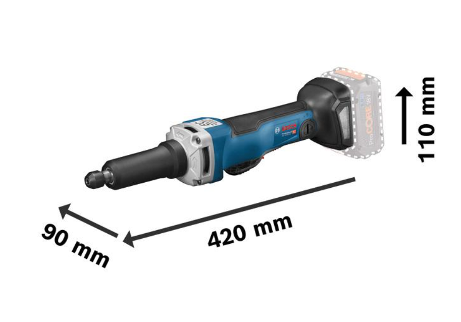 Bosch Akku-Geradschleifer GGS 18V-23 PLC