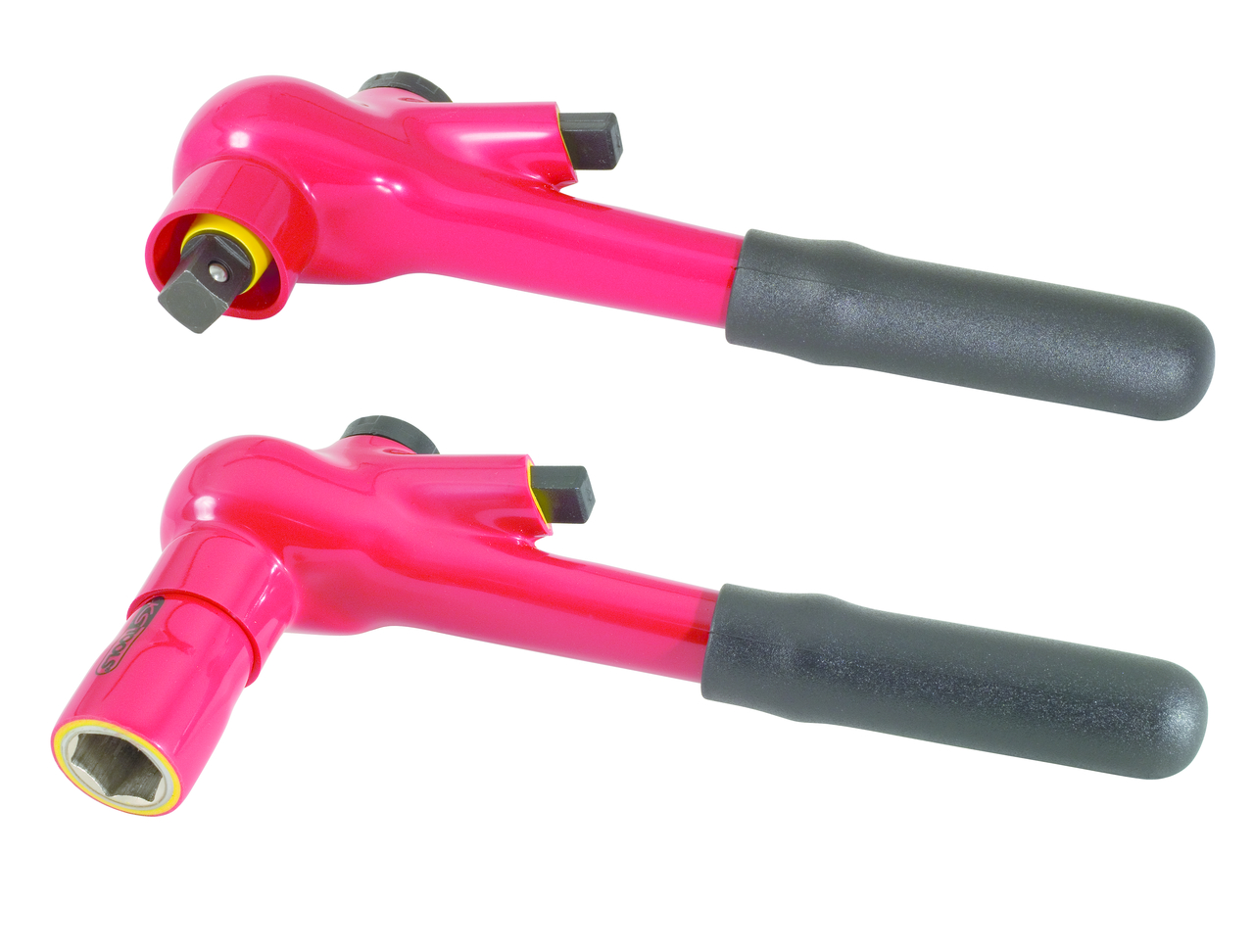 KS Tools 1-2" Umschaltknarre mit Schutzisolierung, 32 Zahn