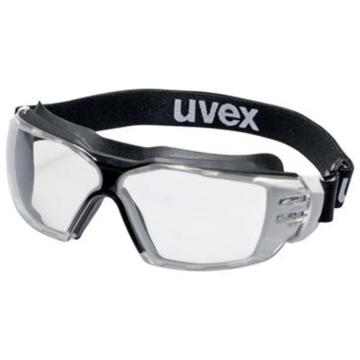 uvex Vollsichtbrille pheos cx2 sonic weiß, schwarz in Retailverpackung