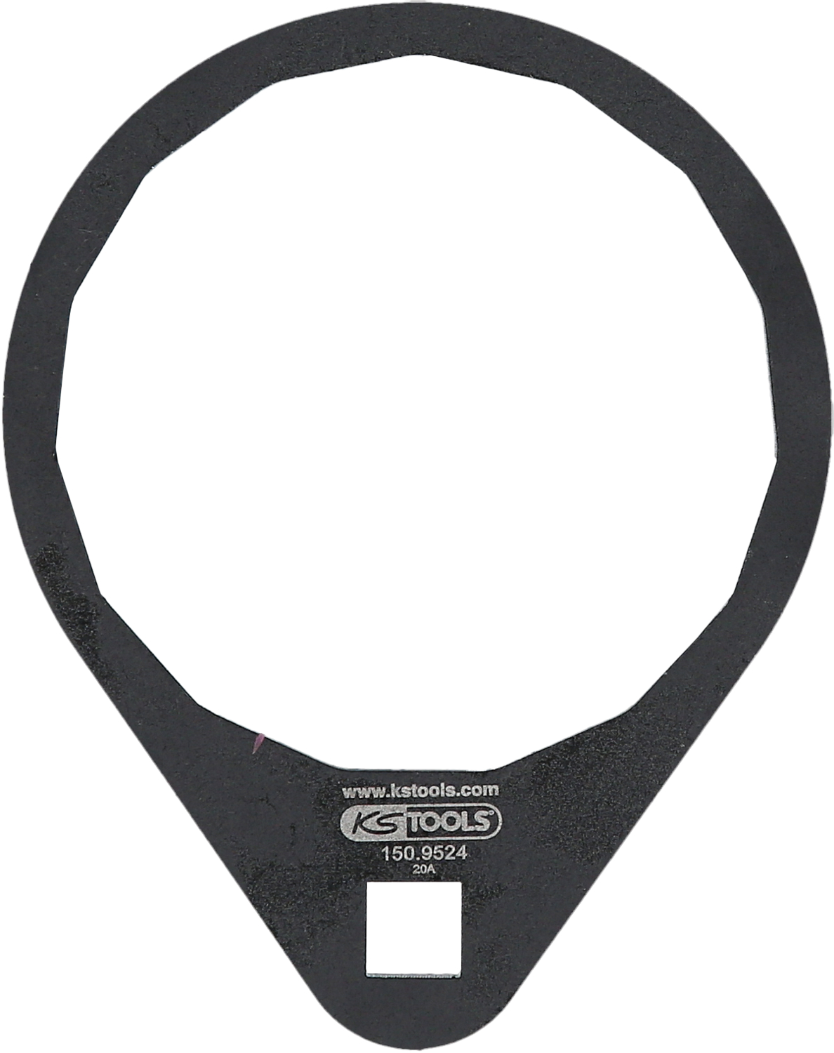 KS Tools 3/8" Ölfilterschlüssel Ø 74,5 mm - 15 Flächen