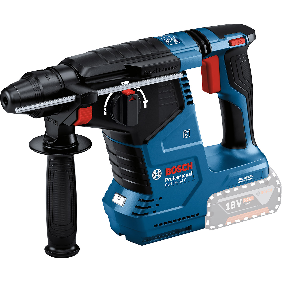 Bosch Akku-Bohrhammer mit SDS plus GBH 18V-24 C Solo