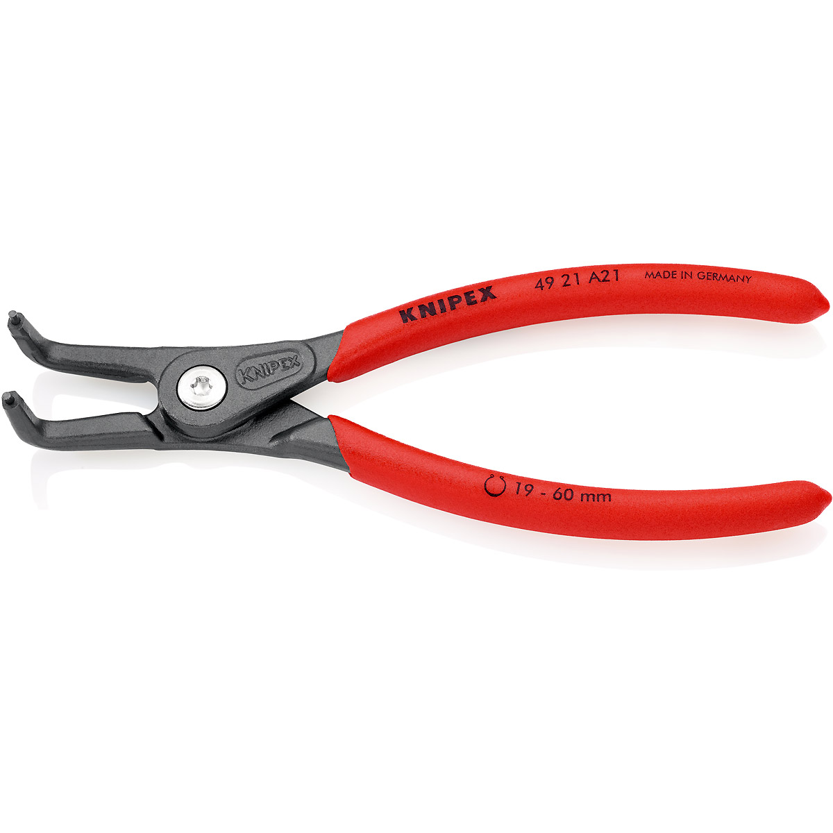 KNIPEX Präzision-Sicherungsringzange angewinkelt