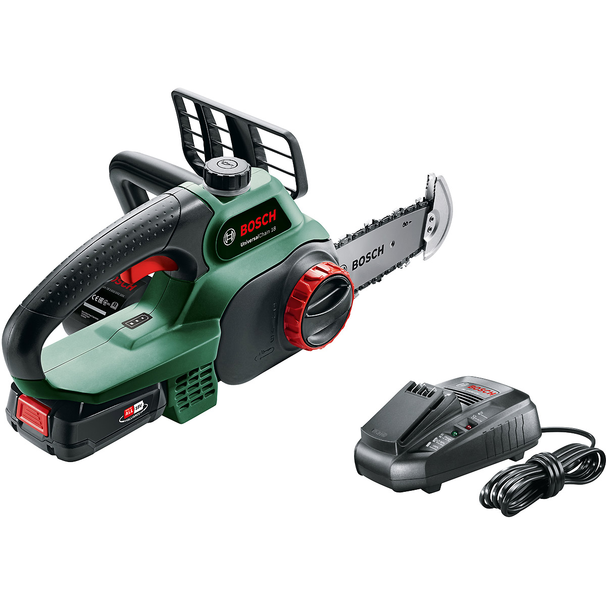 Bosch Akku-Kettensäge UniversalChain 18 mit 1 x PBA 18 V 2.5 Ah Akku