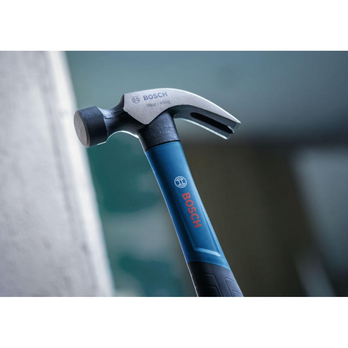 Bosch Zimmermannshammer 12 oz / 340 g, geschwungen