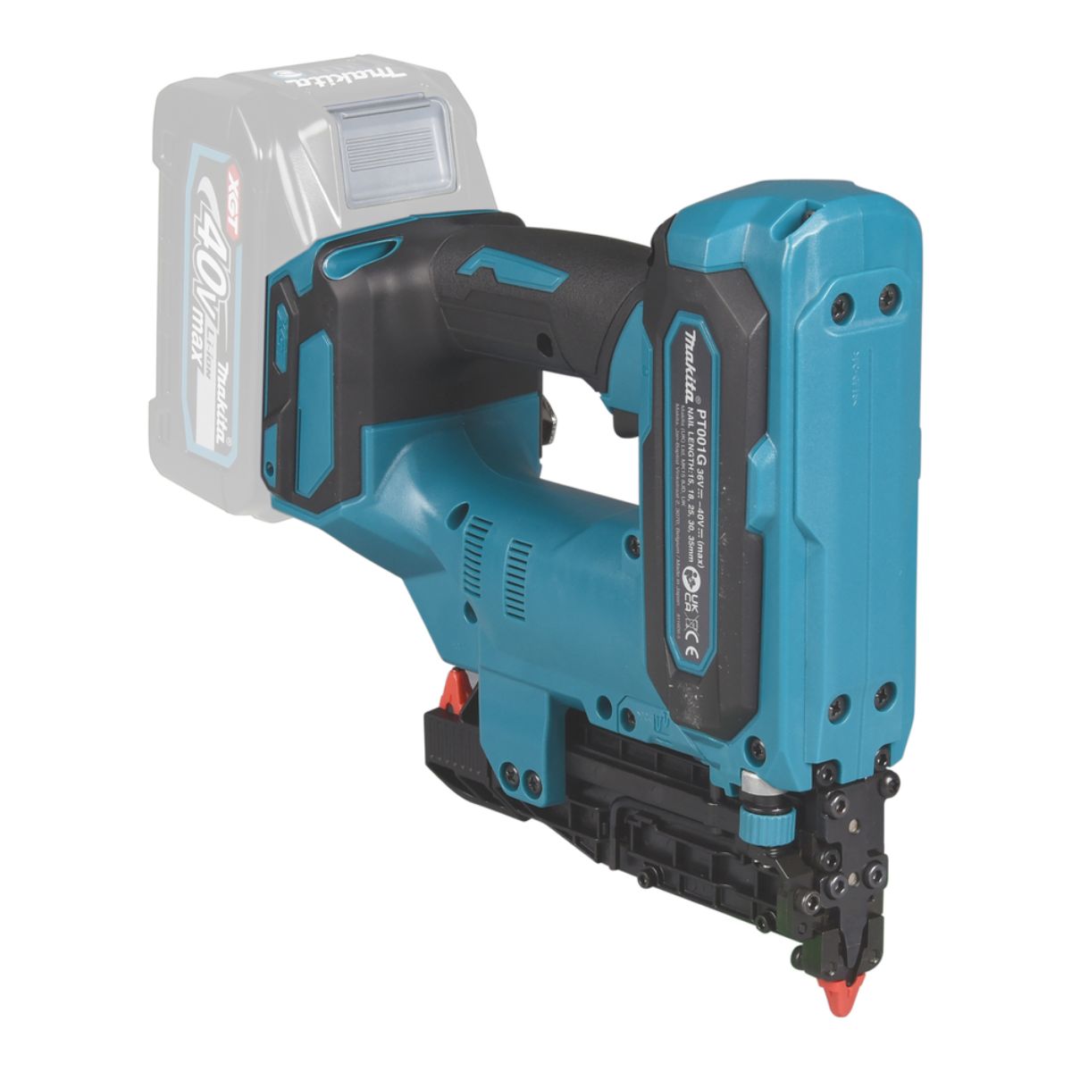 Makita Akku-Stiftnagler 40V max. (ohne Akku, ohne Ladegerät) PT001GZ