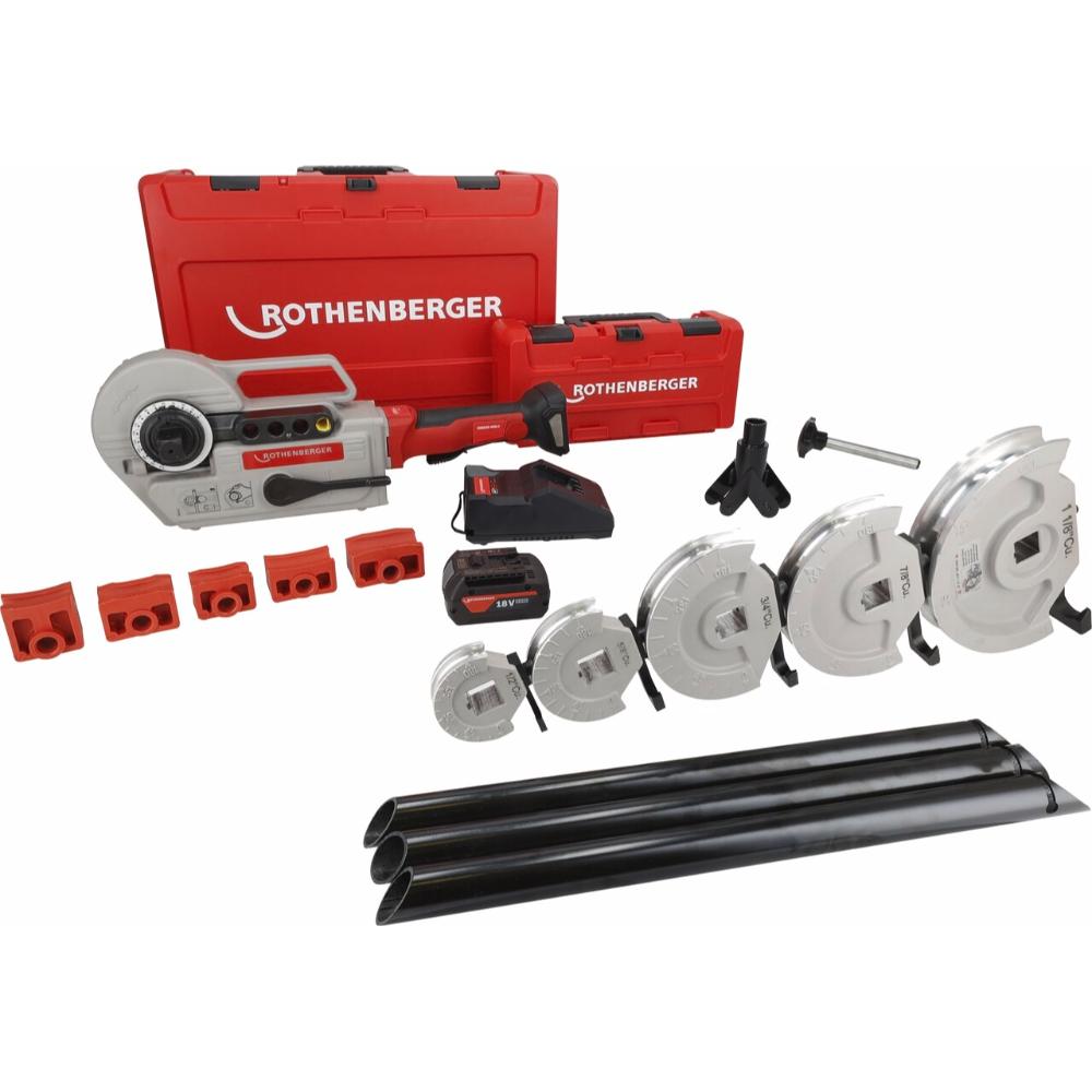 ROTHENBERGER ROBEND 4000 E Set, 1/2-5/8-3/4-7/8-11/8 AMPShare